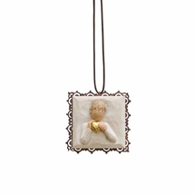 Willow Tree - Heart of Gold  Ornament, metal edge